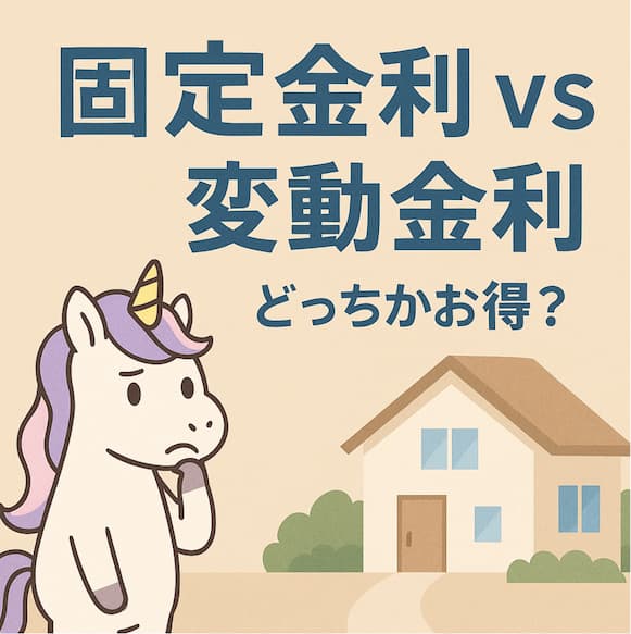 ユニ子が解説！固定金利と変動金利どっちがいい？